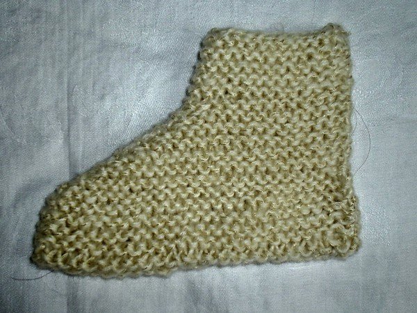 Filzschuhe stricken Schritt für Schritt